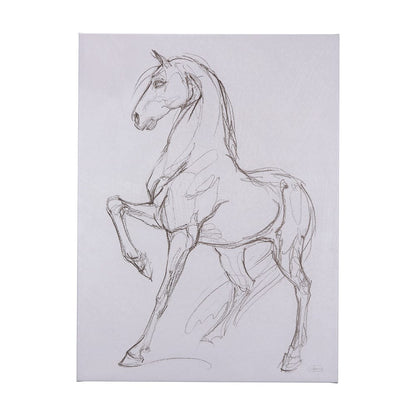 Mercana - Horse II by Mercana Studio a Hand Embellished Textured Canvas - 102227-L view 1