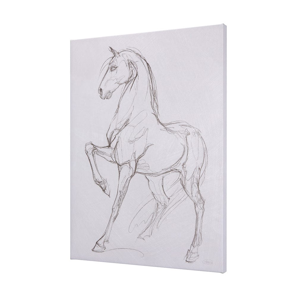 Mercana - Horse II by Mercana Studio a Hand Embellished Textured Canvas - 102227-L view 2