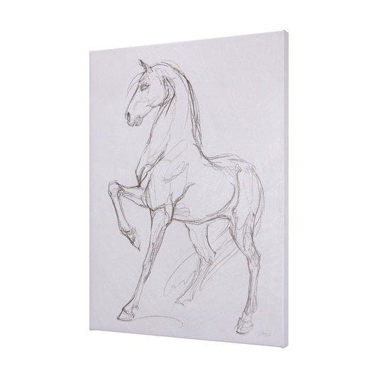 Mercana - Horse II by Mercana Studio a Hand Embellished Textured Canvas - 102227-L view 2