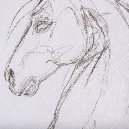 Mercana - Horse II by Mercana Studio a Hand Embellished Textured Canvas - 102227-L view 6