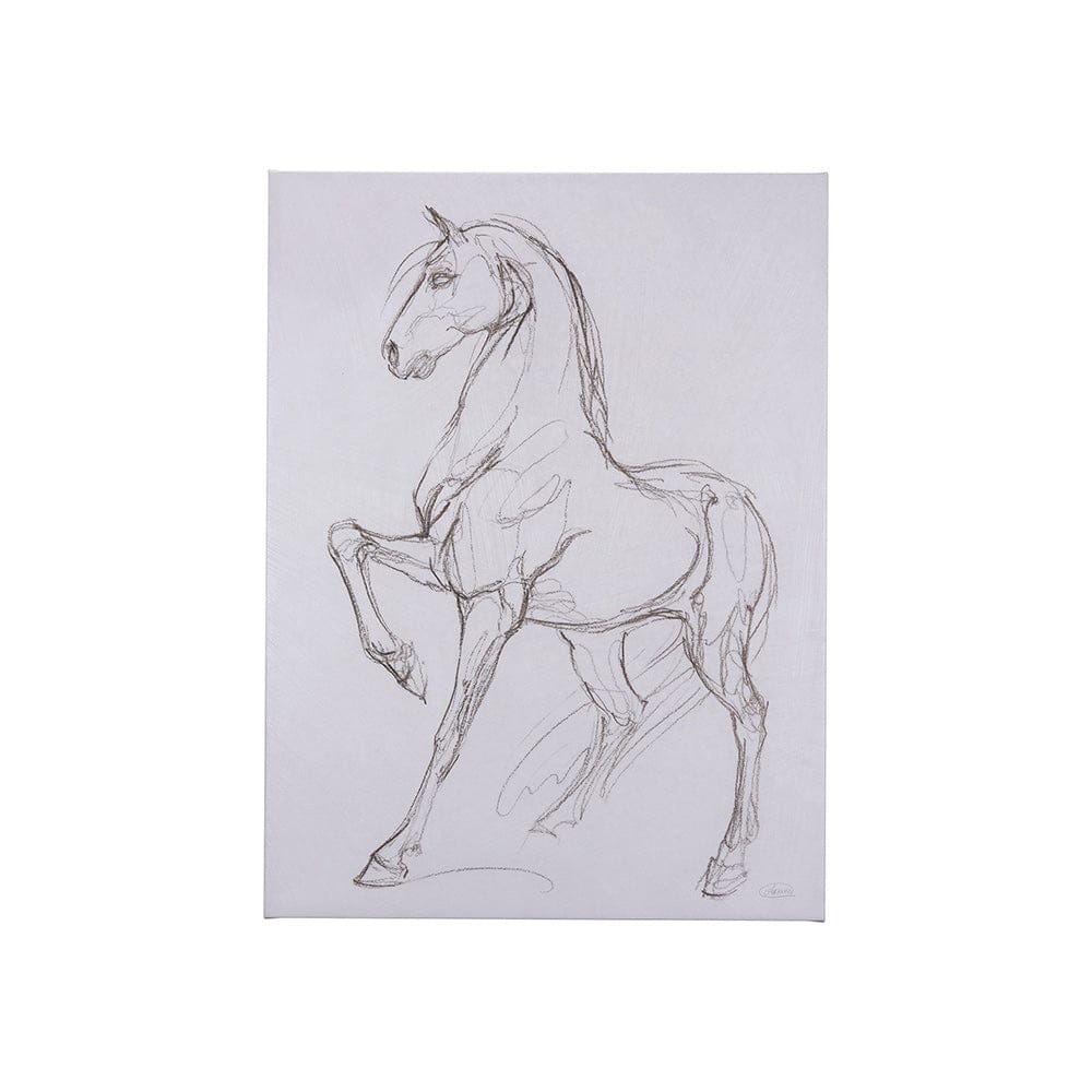 Mercana - Horse II by Mercana Studio a Hand Embellished Textured Canvas - 102227-S view 1