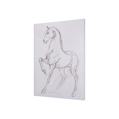 Mercana - Horse II by Mercana Studio a Hand Embellished Textured Canvas - 102227-S view 2