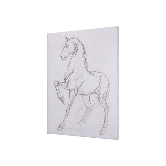 Mercana - Horse II by Mercana Studio a Hand Embellished Textured Canvas - 102227-S view 2