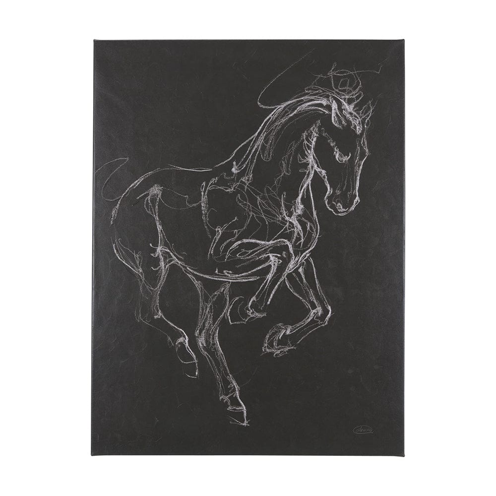 Mercana - Horse III by Mercana Studio a Hand Embellished Textured Canvas - 102228-L view 1
