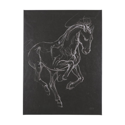 Mercana - Horse III by Mercana Studio a Hand Embellished Textured Canvas - 102228-L view 1