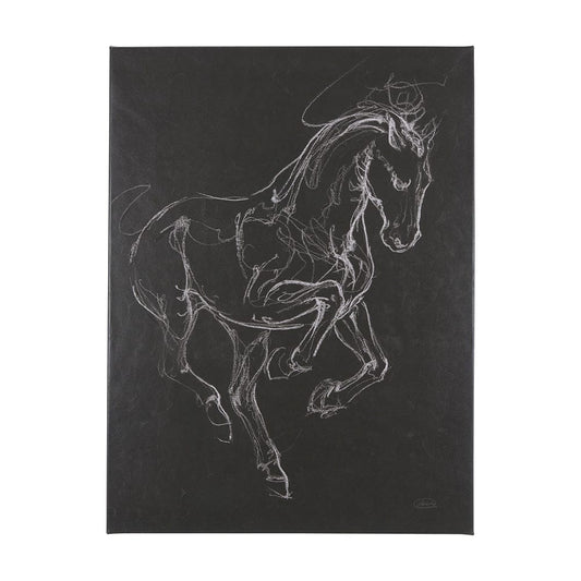 Mercana - Horse III by Mercana Studio a Hand Embellished Textured Canvas - 102228-L view 1