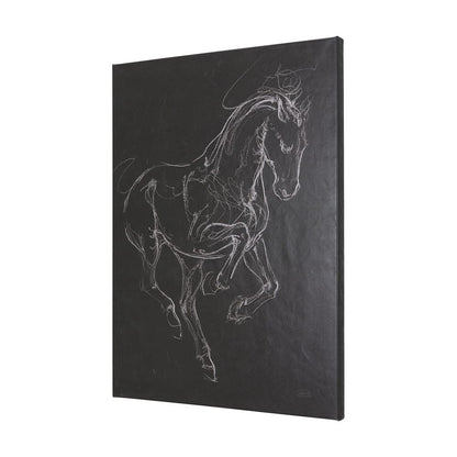 Mercana - Horse III by Mercana Studio a Hand Embellished Textured Canvas - 102228-L view 2