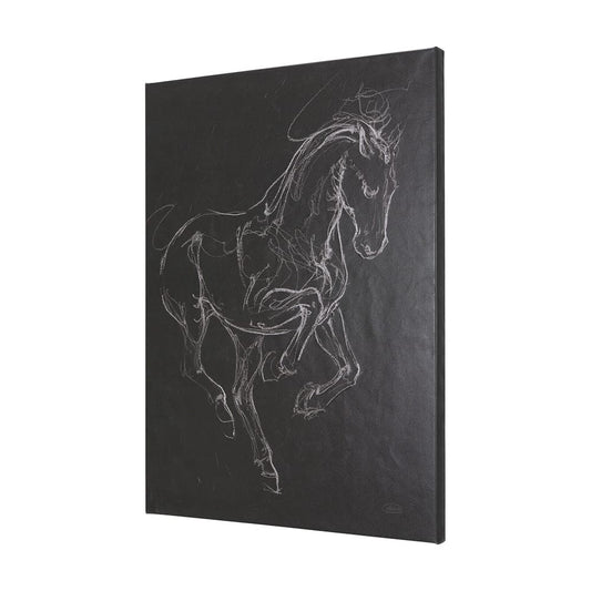 Mercana - Horse III by Mercana Studio a Hand Embellished Textured Canvas - 102228-L view 2