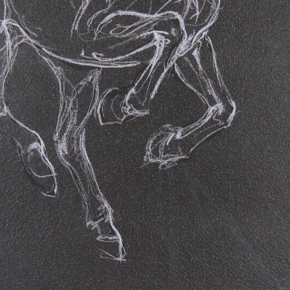 Mercana - Horse III by Mercana Studio a Hand Embellished Textured Framed Art Print Matted under Glass - 14327 view 6