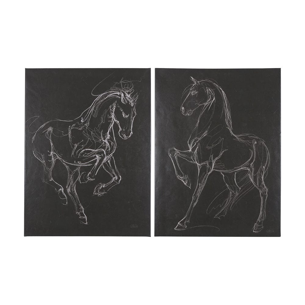 Mercana - Horse IV by Mercana Studio a Hand Embellished Textured Canvas - 102229-S view 8