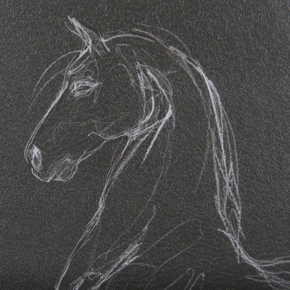 Mercana - Horse IV by Mercana Studio a Hand Embellished Textured Framed Art Print Matted under Glass - 14328 view 7