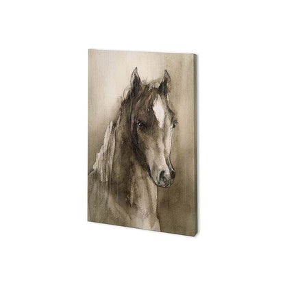 Mercana - Horse Portrait I by Mercana Studio a Hand Embellished Textured Canvas - 100881-S view 1