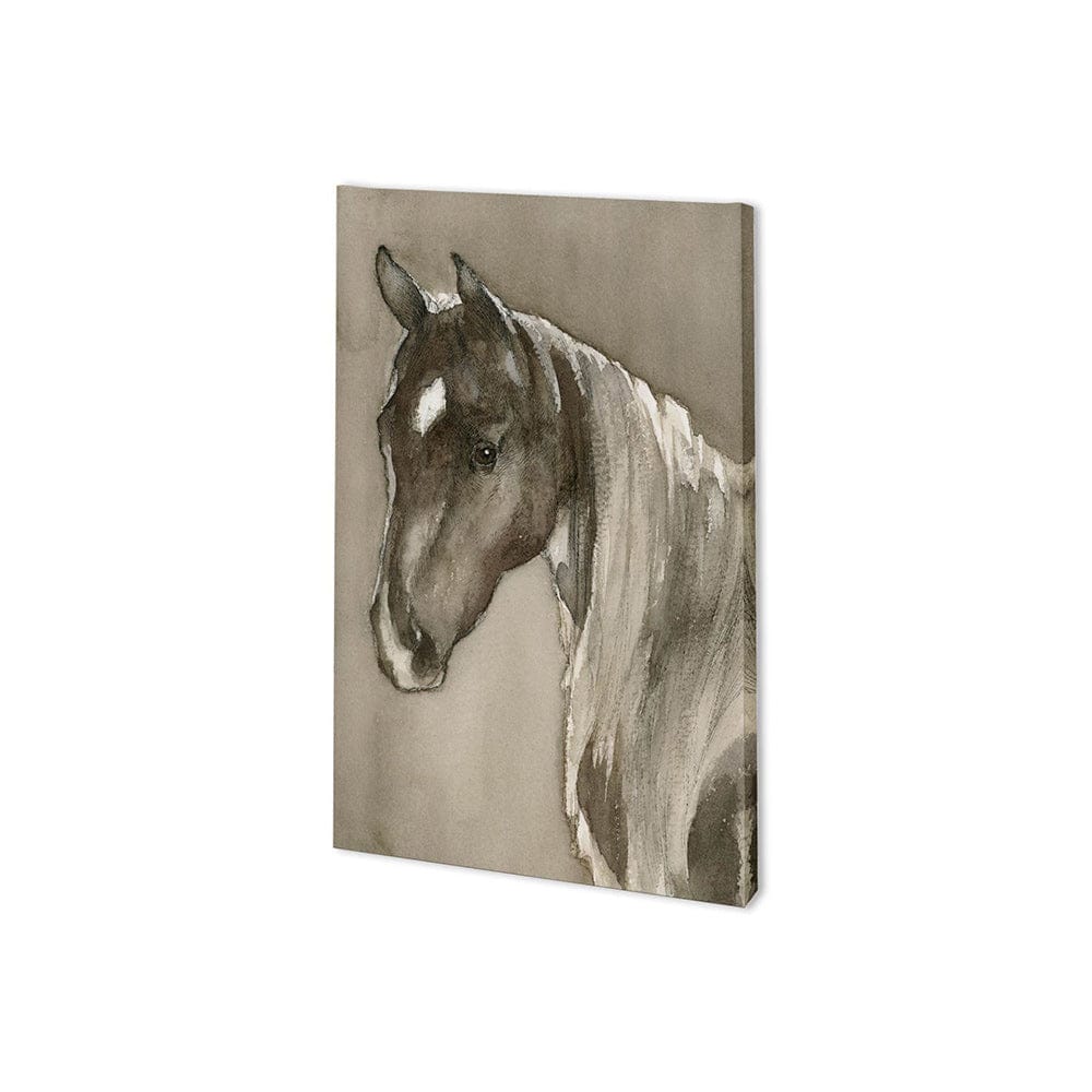 Mercana - Horse Portrait II by Mercana Studio a Hand Embellished Textured Canvas - 100882-S view 1