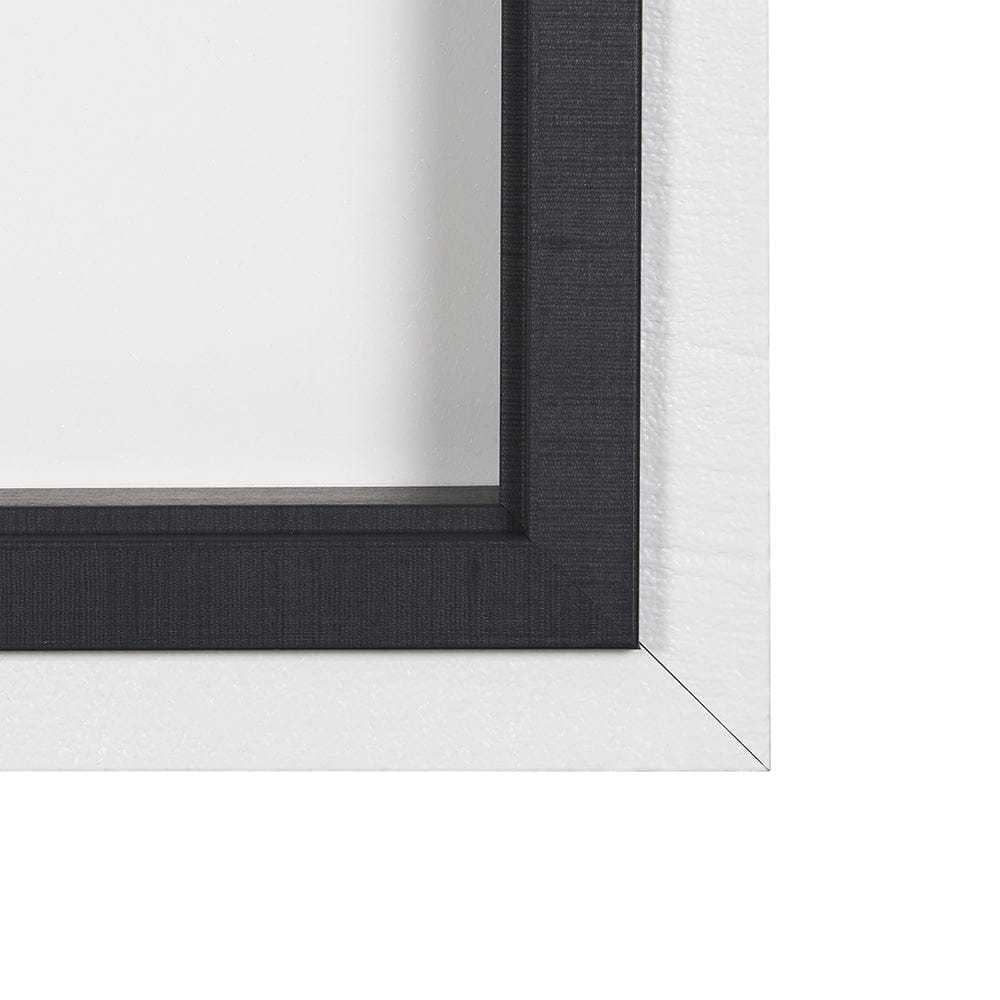 Mercana - Horse Seat Black II by Mercana Studio a Hand Embellished Textured Framed Art Print - 14984 view 3