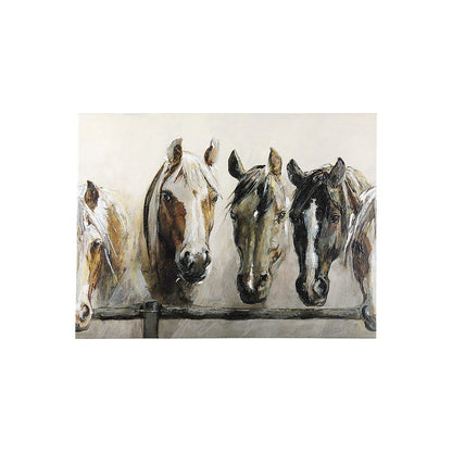 Mercana - Horses by Natali a Hand Embellished Textured Canvas - 102054-S view 1