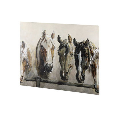 Mercana - Horses by Natali a Hand Embellished Textured Canvas - 102054-S view 2