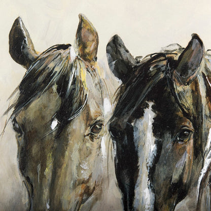 Mercana - Horses by Natali a Hand Embellished Textured Canvas - 102054-S view 4