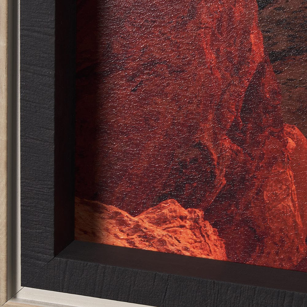 Mercana - Horseshoe Bend by Gary Blatter a Hand Embelished Textured Framed Art Print - 15401 view 5