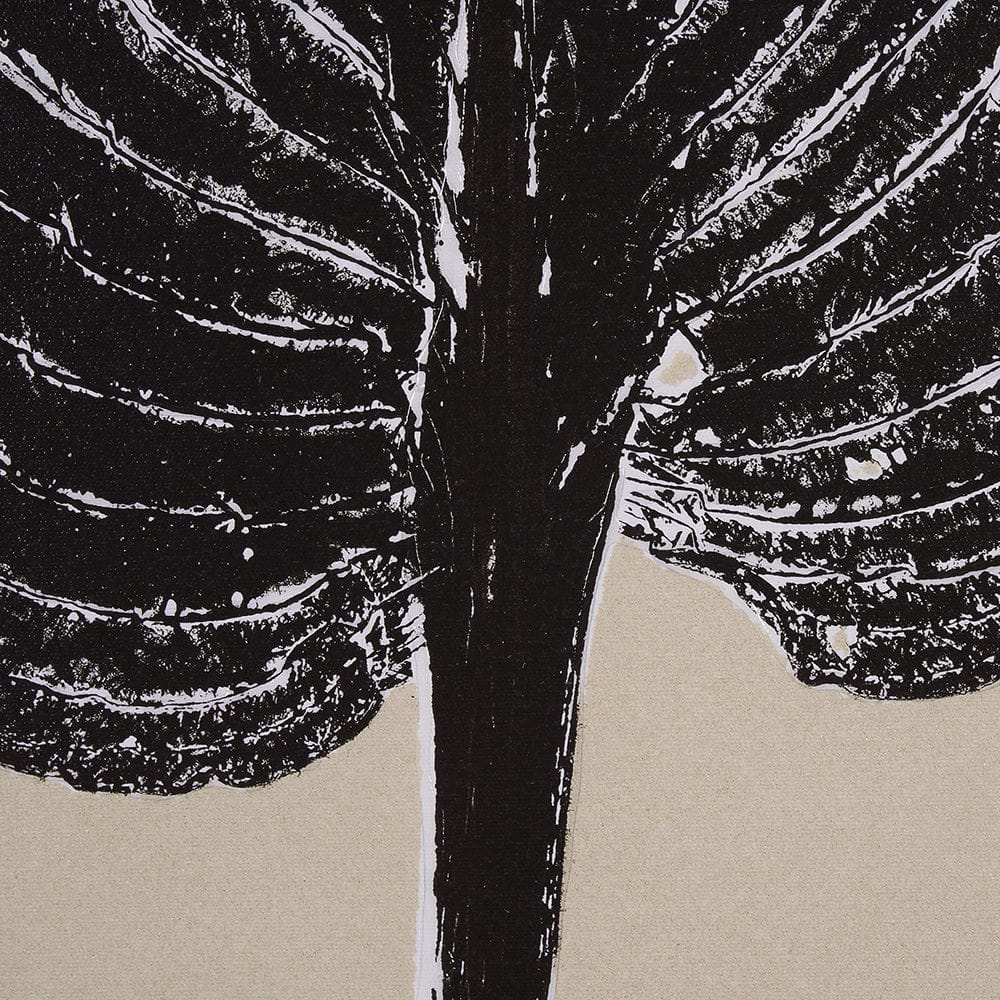 Mercana - Hosta B by Mary Margaret Briggs a Hand Embellished Textured Framed Art Print - 15392 view 6