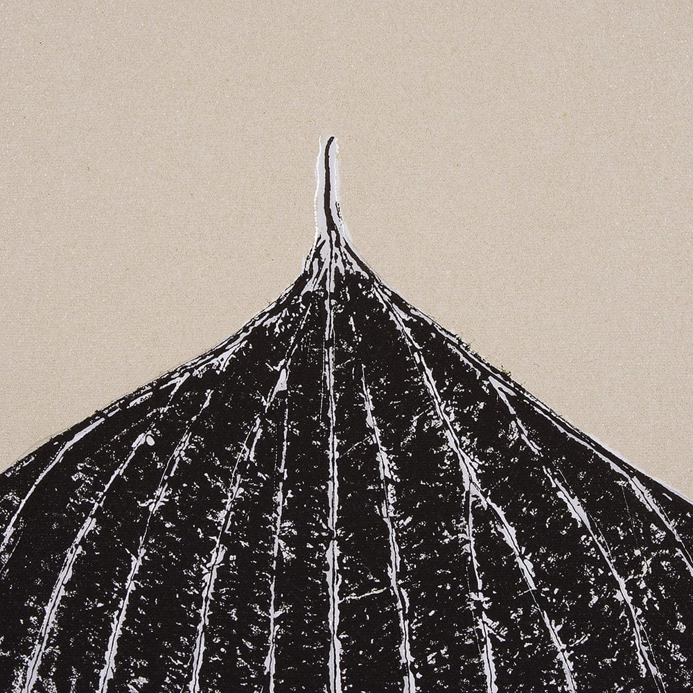 Mercana - Hosta B by Mary Margaret Briggs a Hand Embellished Textured Framed Art Print - 15392 view 7