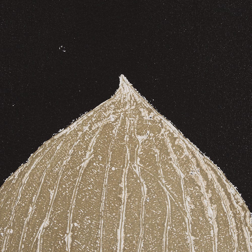 Mercana - Hosta C by Mary Margaret Briggs a Hand Embelished Textured Framed Art Print - 15393 view 7