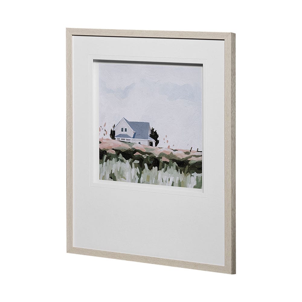 Mercana - House on a Hill I by Emma Scarvey a Hand Embellished Textured Framed Art Print Matted under Glass - 13081 view 4