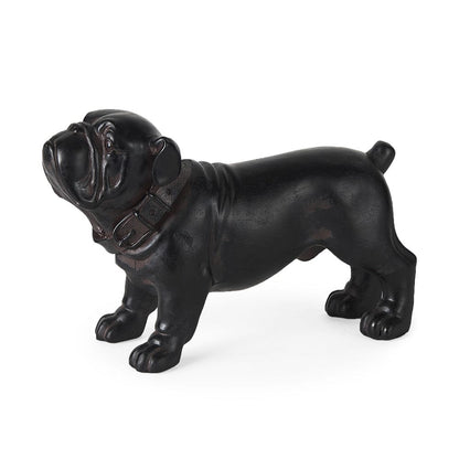 Mercana - Hugo 5L x 13W Black Resin Bulldog - 57799 view 1