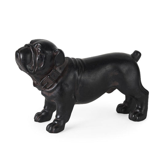 Mercana - Hugo 5L x 13W Black Resin Bulldog - 57799 view 1