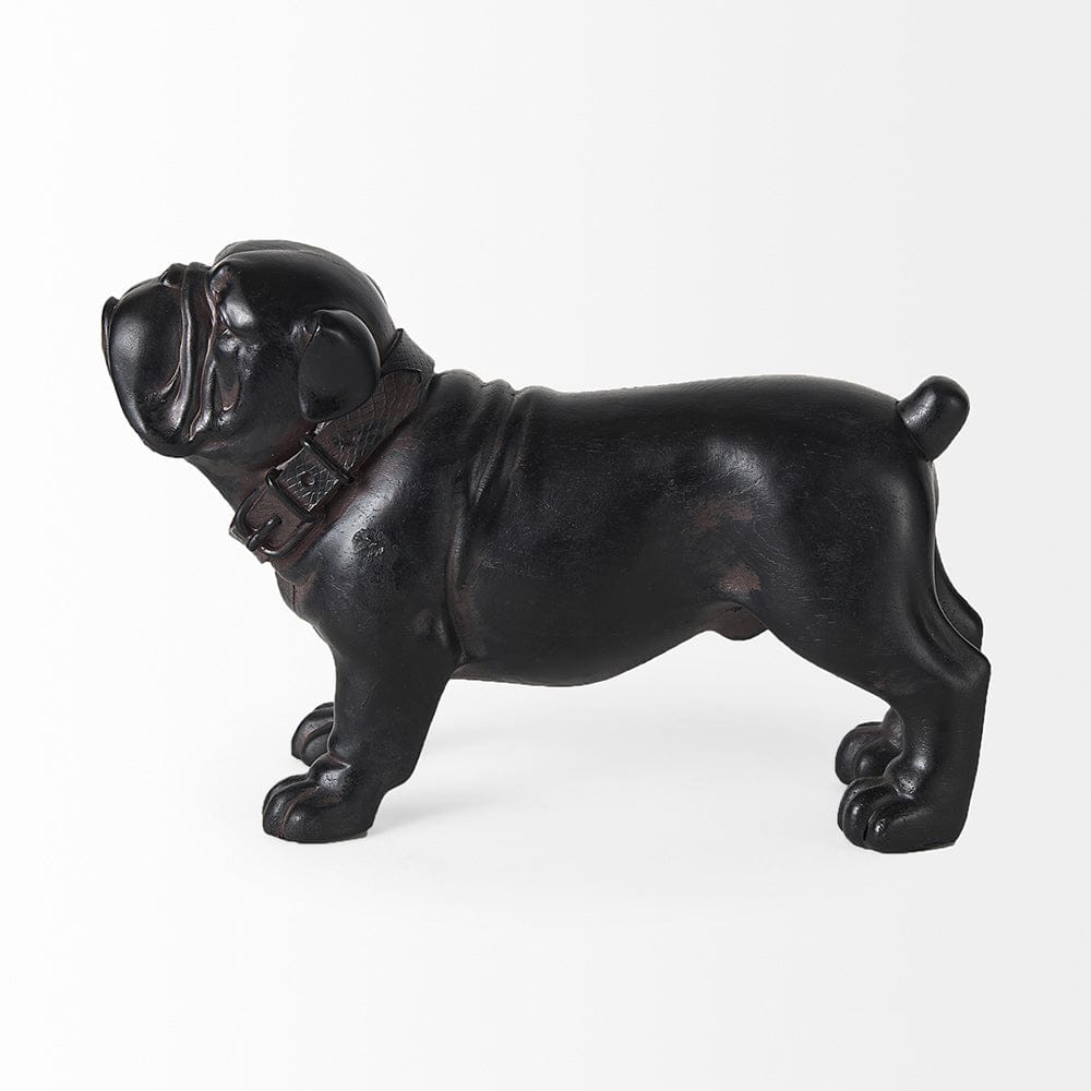 Mercana - Hugo 5L x 13W Black Resin Bulldog - 57799 view 2
