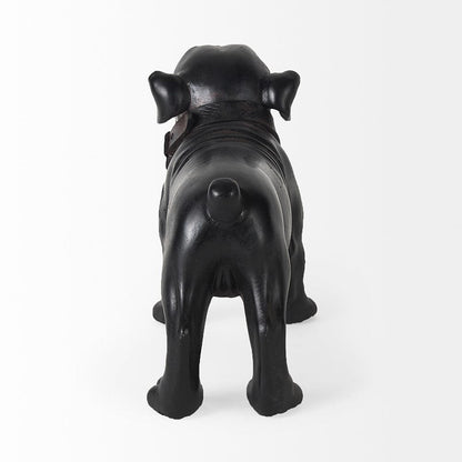 Mercana - Hugo 5L x 13W Black Resin Bulldog - 57799 view 4