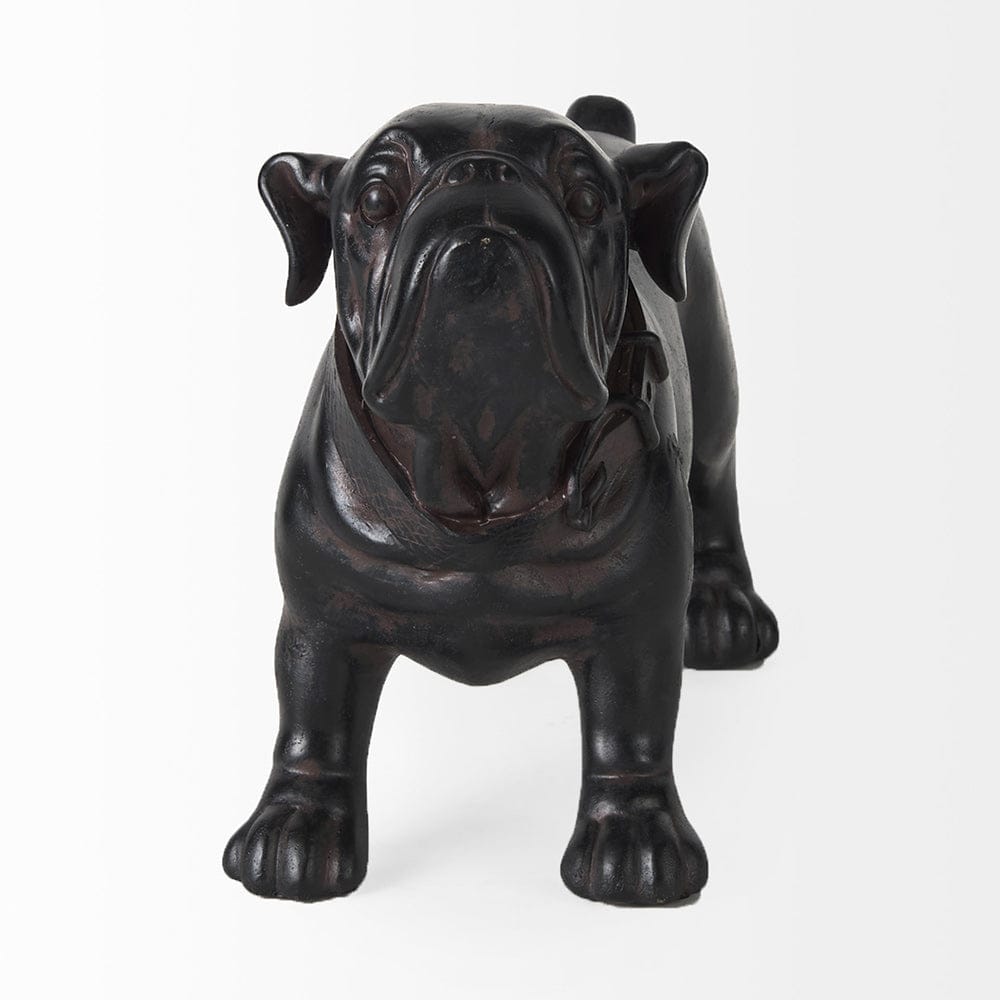 Mercana - Hugo 5L x 13W Black Resin Bulldog - 57799 view 5