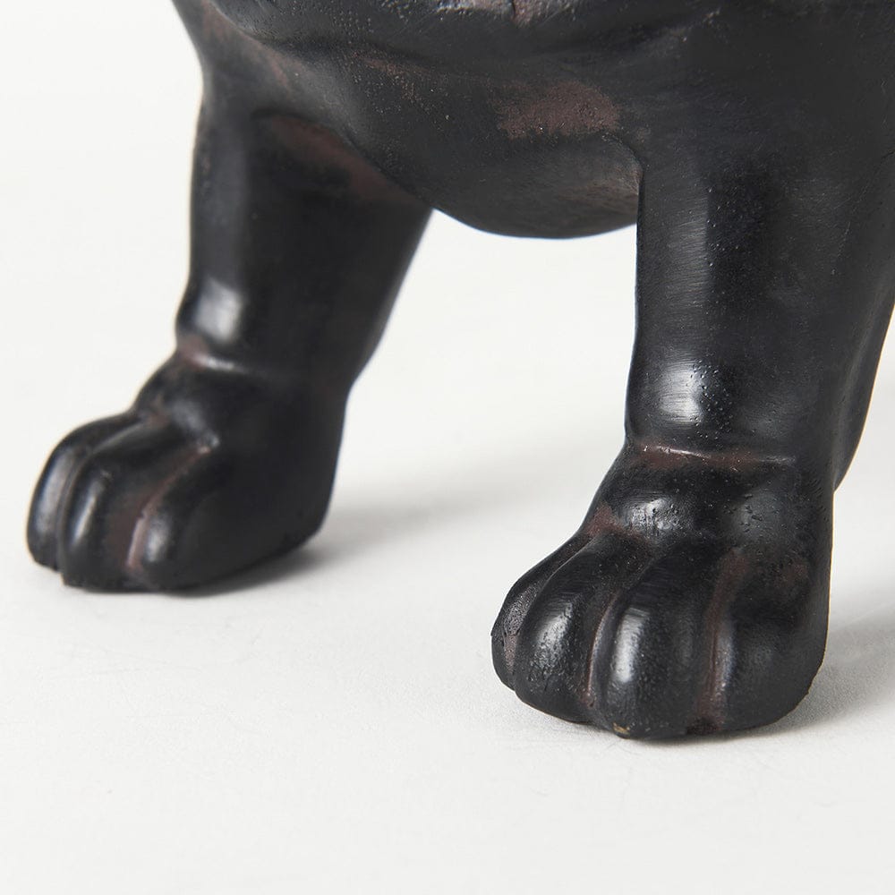 Mercana - Hugo 5L x 13W Black Resin Bulldog - 57799 view 8