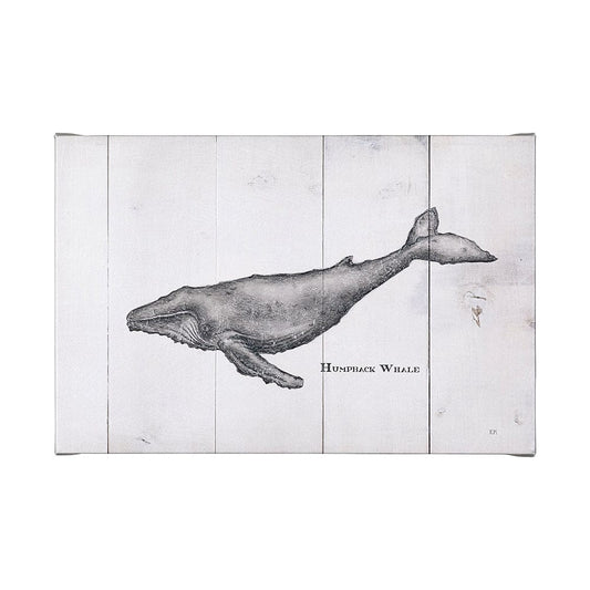 Mercana - Humpback Whale by Mercana Studio a Hand Embellished Textured Canvas - 101869-L view 1