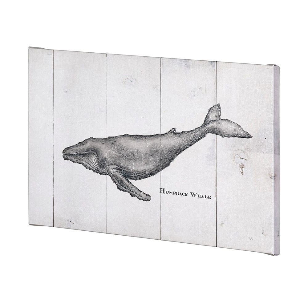 Mercana - Humpback Whale by Mercana Studio a Hand Embellished Textured Canvas - 101869-L view 2