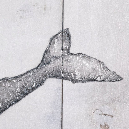 Mercana - Humpback Whale by Mercana Studio a Hand Embellished Textured Canvas - 101869-L view 4