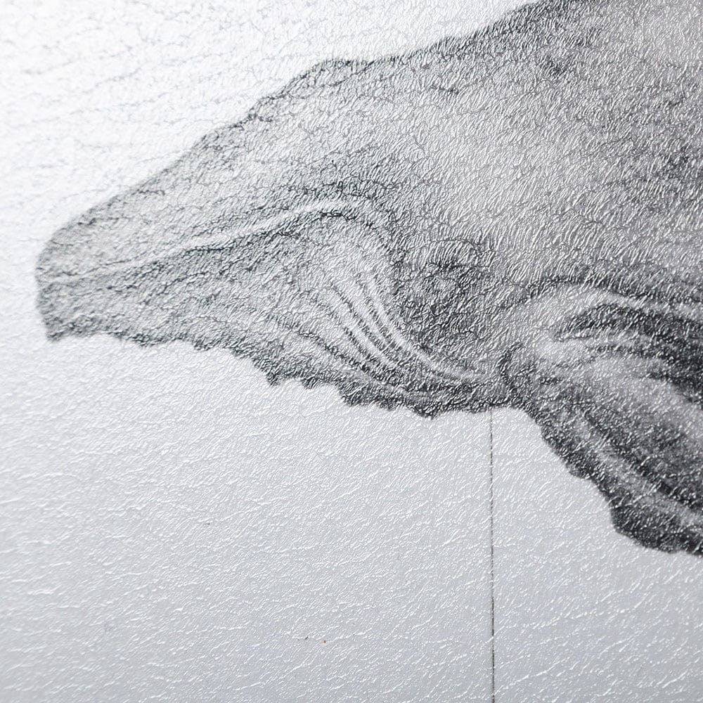 Mercana - Humpback Whale by Mercana Studio a Hand Embellished Textured Framed Art Print - 13563 view 6