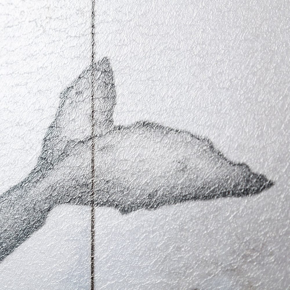 Mercana - Humpback Whale by Mercana Studio a Hand Embellished Textured Framed Art Print - 13563 view 7