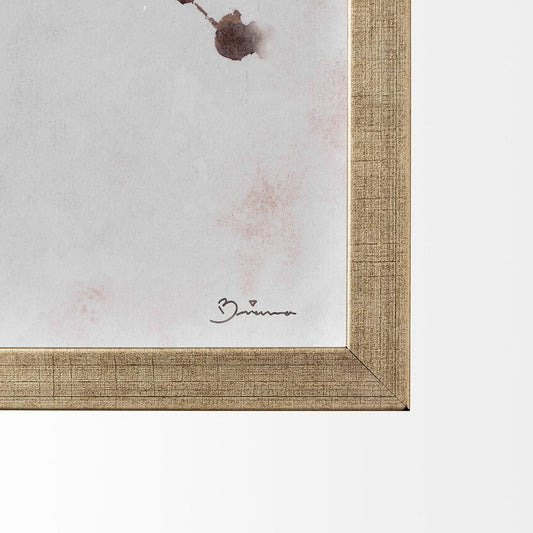 Mercana - Icarus II by Mercana Studio a Hand Embellished Textured Framed Art Print Matted under Glass - 12732 view 2