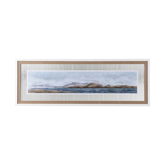 Mercana - Icelandic Seascape by Jonathan Klassen Hand Embellished Textured Framed Art Print Matted under Glass - 13761 view 1