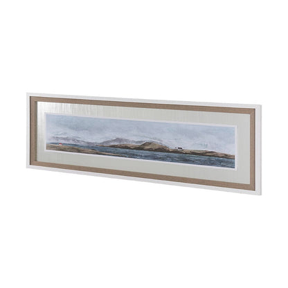 Mercana - Icelandic Seascape by Jonathan Klassen Hand Embellished Textured Framed Art Print Matted under Glass - 13761 view 2