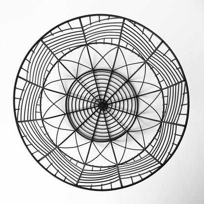 Mercana - Idris Black Metal Geometric Mesh Bowls (Set of 2) - 68949_CLOSEOUT view 4