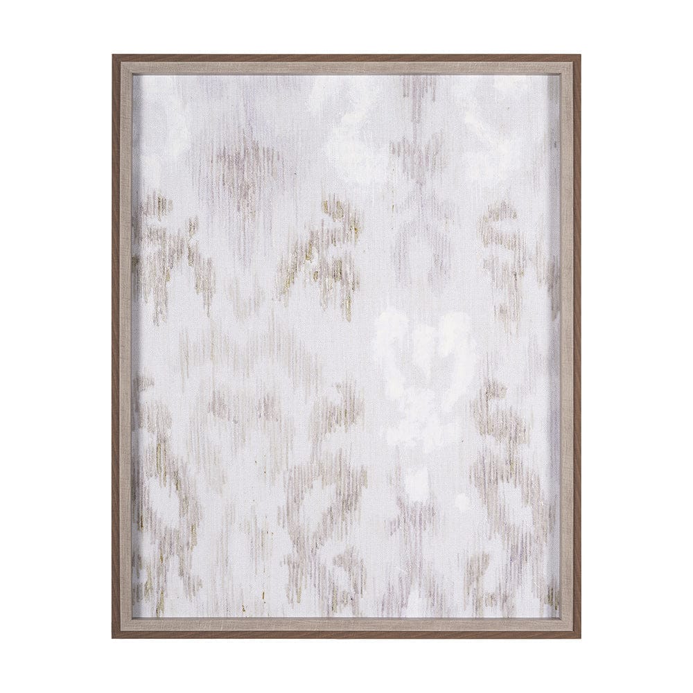 Mercana - Ikat Patterns I by Silvia Krause a Hand Embellished Textured Framed Art Print - 14917 view 1