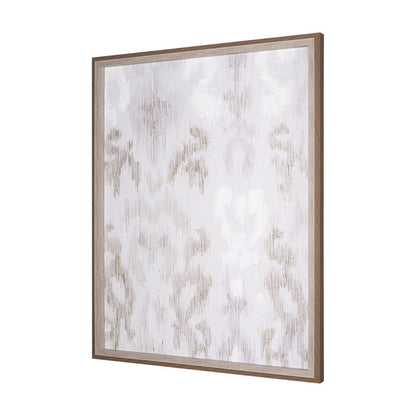 Mercana - Ikat Patterns I by Silvia Krause a Hand Embellished Textured Framed Art Print - 14917 view 2