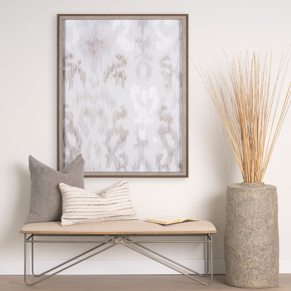 Mercana - Ikat Patterns I by Silvia Krause a Hand Embellished Textured Framed Art Print - 14917 view 8