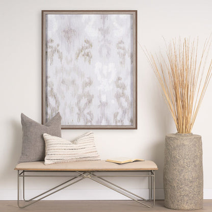 Mercana - Ikat Patterns I by Silvia Krause a Hand Embellished Textured Framed Art Print - 14917 view 8