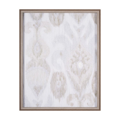 Mercana - Ikat Patterns I by Silvia Krause a Hand Embellished Textured Framed Art Print - 14918 view 1