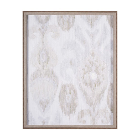 Mercana - Ikat Patterns I by Silvia Krause a Hand Embellished Textured Framed Art Print - 14918 view 1