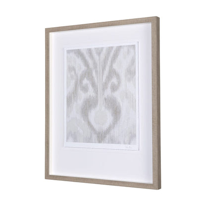 Mercana - Ikat Patterns V by Silvia Krause a Hand Embellished Textured Framed Art Print Matted under Glass - 14921 view 7