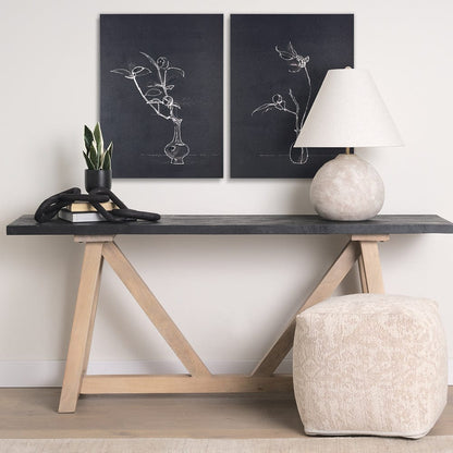 Mercana - Ikebana Dark I by Mercana Studio a Hand Embellished Textured Canvas - 102447-S view 8