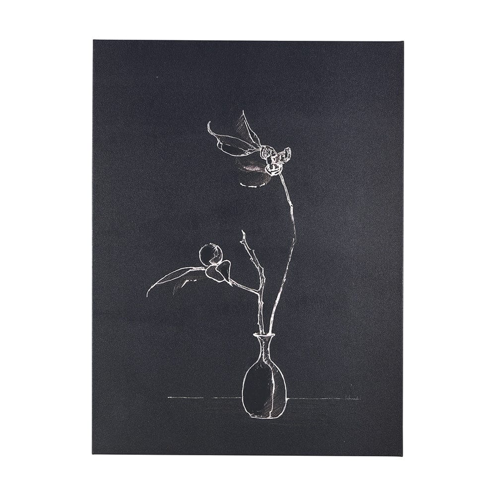 Mercana - Ikebana Dark II by Mercana Studio a Hand Embellished Textured Canvas - 102448-S view 1